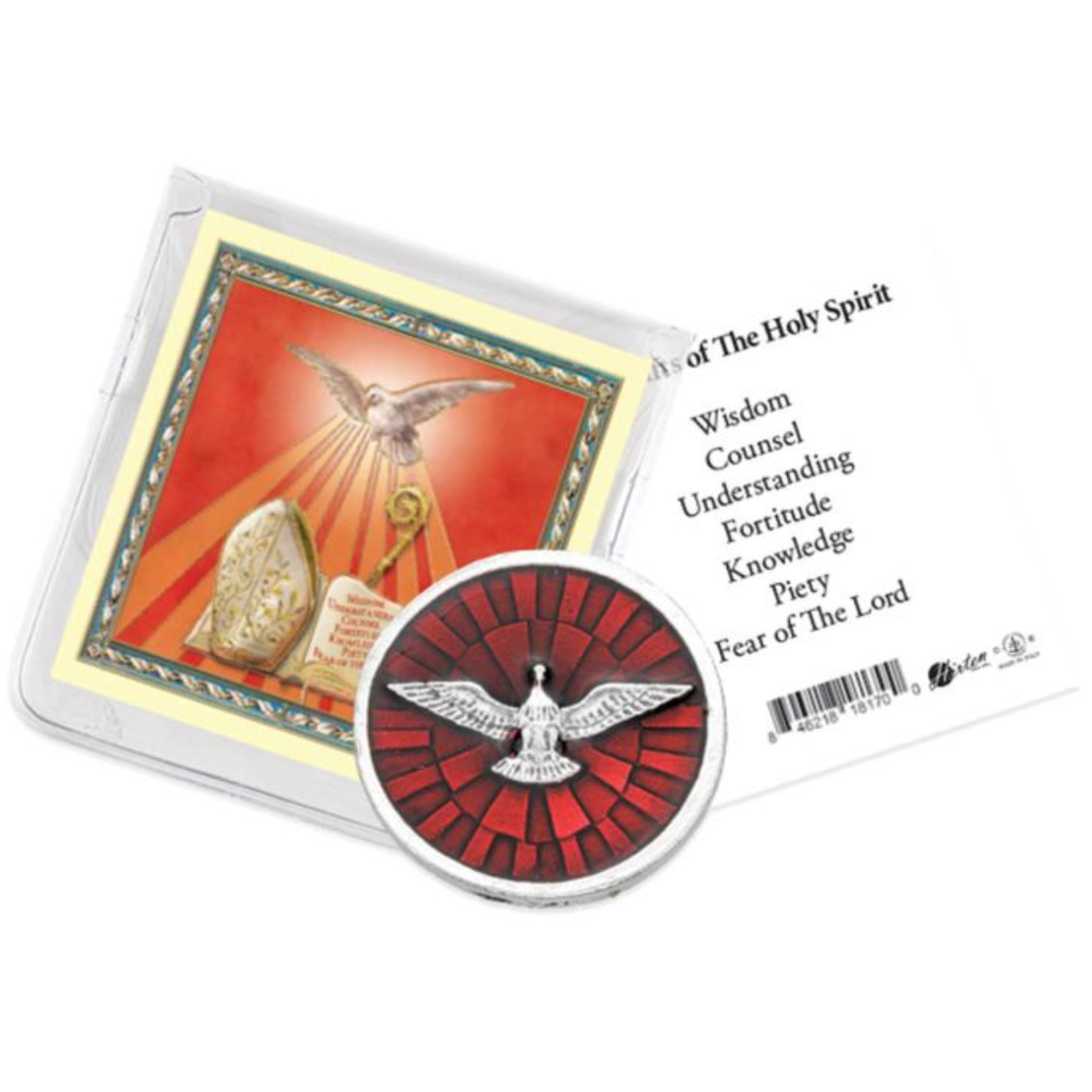 Holy Spirit Pocket Coin THE DOMESTIC MONASTERY
