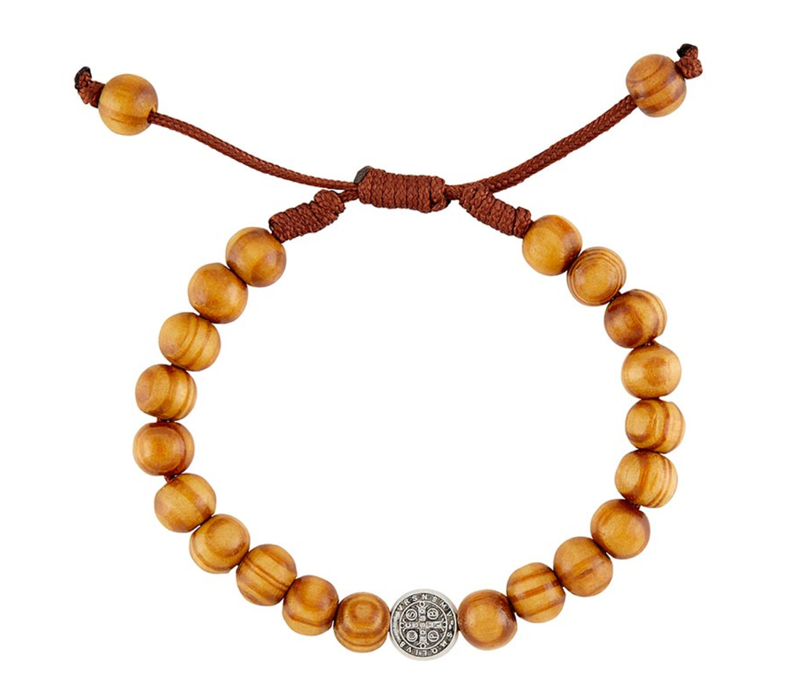 St Benedict Medal Bracelet THE DOMESTIC MONASTERY st-benedict-medal-bracelet-the-domestic-monastery