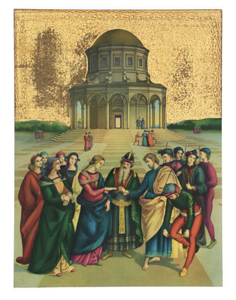Marriage of the Virgin Plaque | THE DOMESTIC MONASTERY