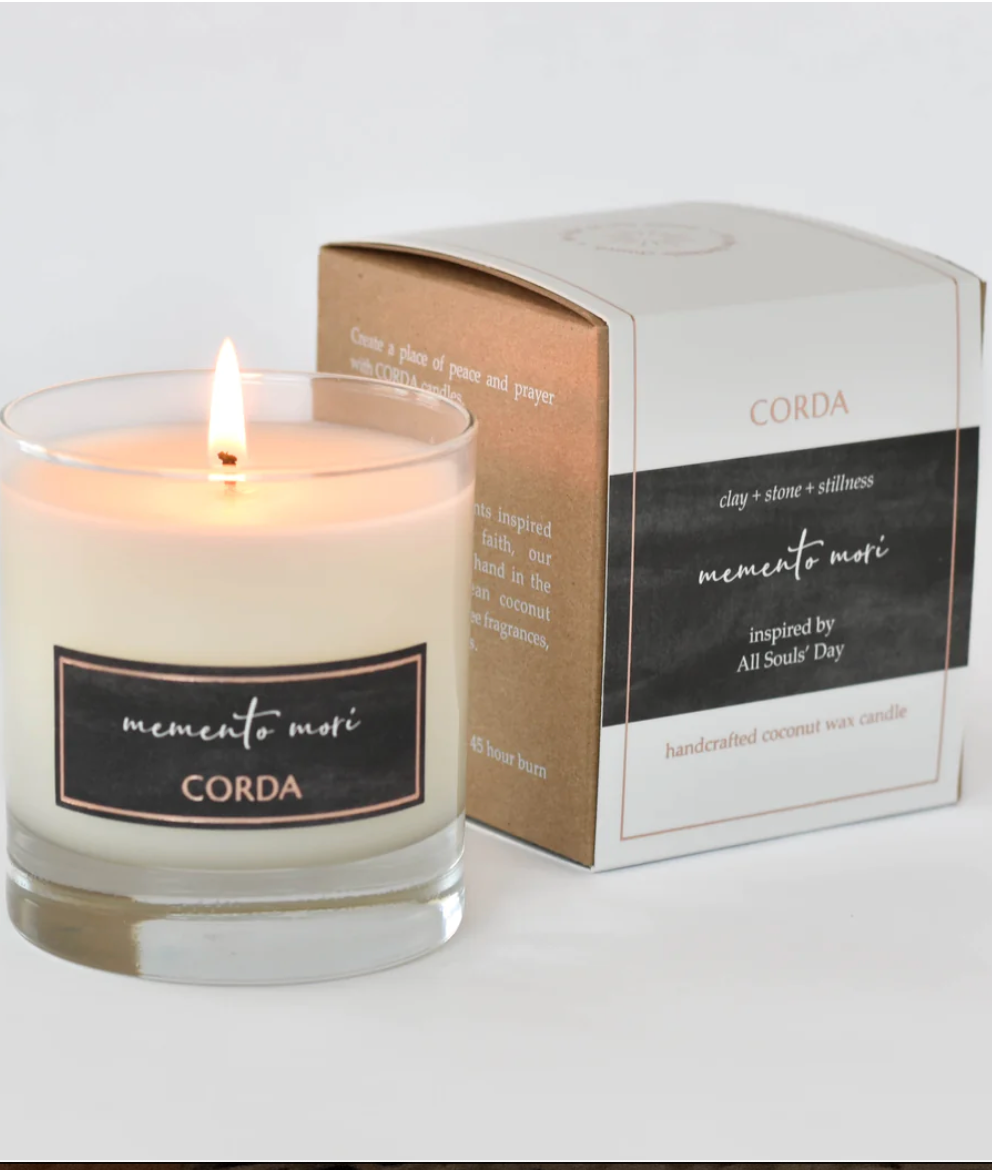 CORDA Candle, Memento Mori | THE DOMESTIC MONASTERY