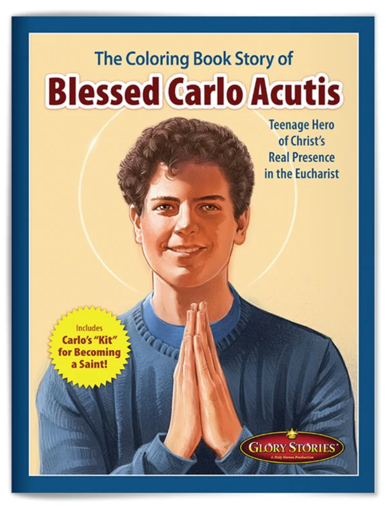 Blessed carlo acutis coloring book the domestic monastery
